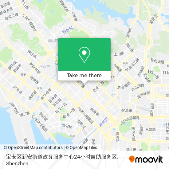 宝安区新安街道政务服务中心24小时自助服务区 map