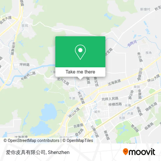 爱你皮具有限公司 map