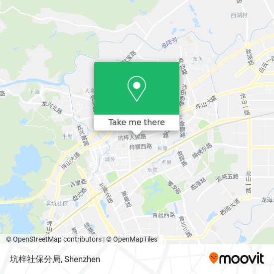 坑梓社保分局 map
