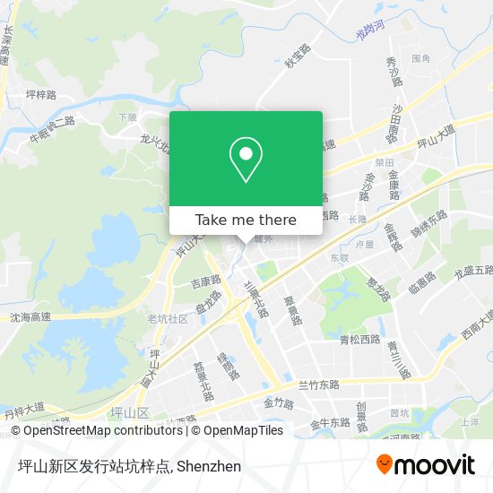 坪山新区发行站坑梓点 map