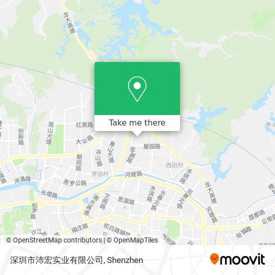 深圳市沛宏实业有限公司 map