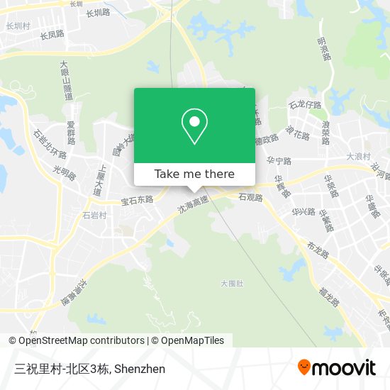 三祝里村-北区3栋 map