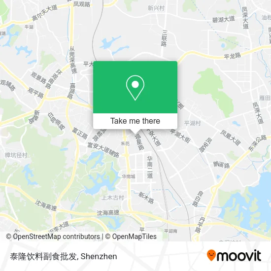泰隆饮料副食批发 map