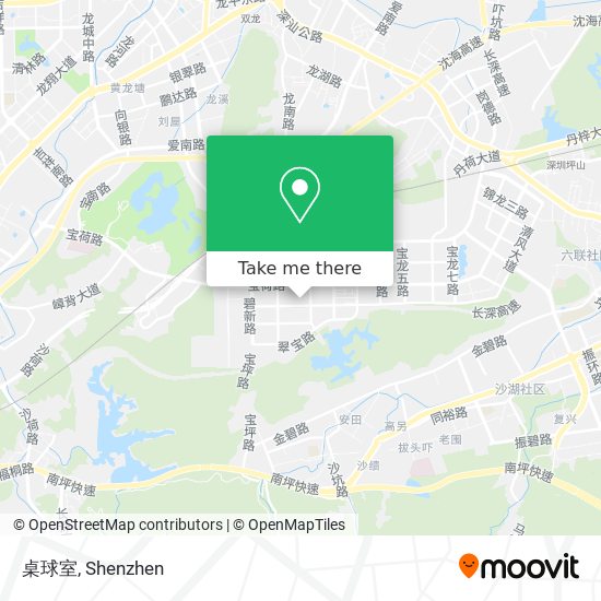 桌球室 map