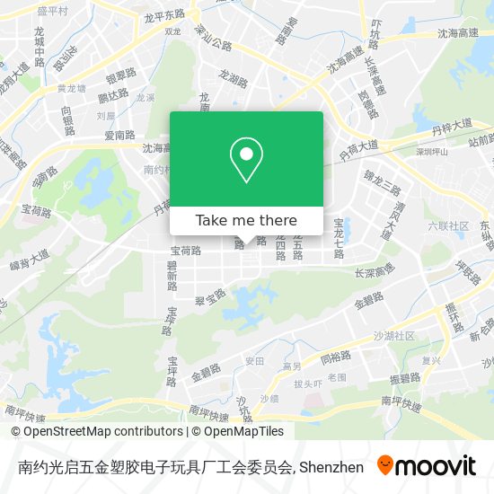 南约光启五金塑胶电子玩具厂工会委员会 map