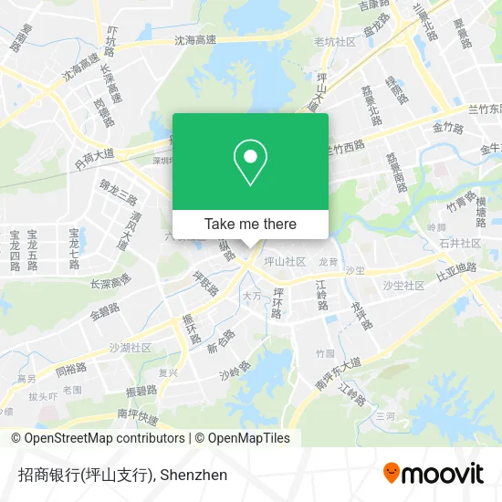 招商银行(坪山支行) map