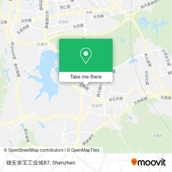 穗安泉宝工业城B7 map