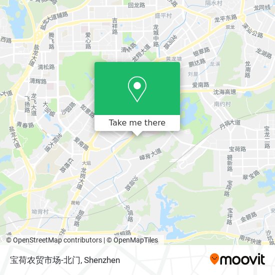宝荷农贸市场-北门 map