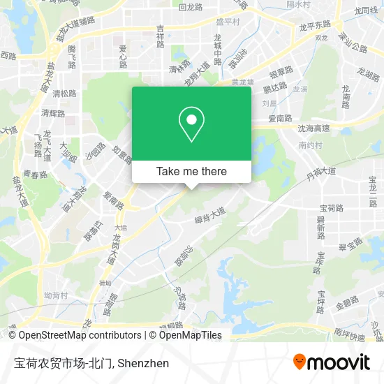 宝荷农贸市场-北门 map