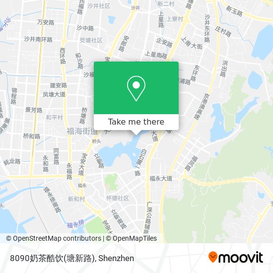 8090奶茶酷饮(塘新路) map