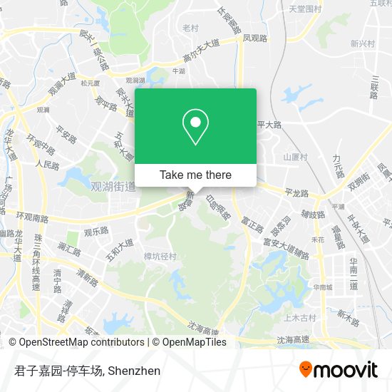 君子嘉园-停车场 map