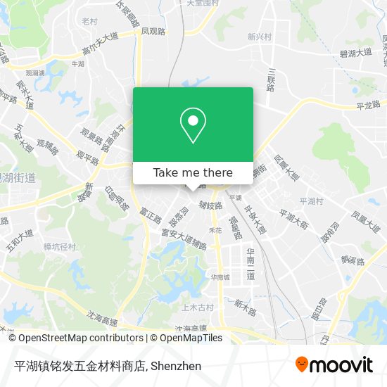 平湖镇铭发五金材料商店 map
