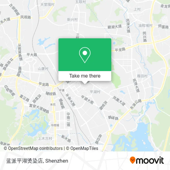 蓝派平湖烫染店 map