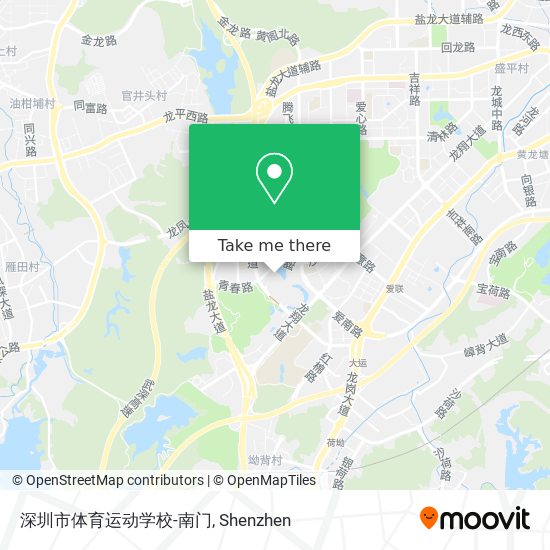 深圳市体育运动学校-南门 map