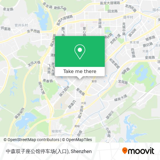 中森双子座公馆停车场(入口) map