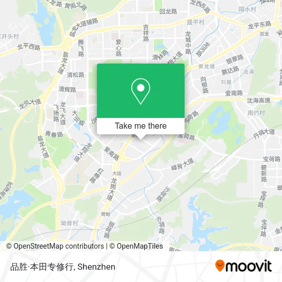 品胜·本田专修行 map