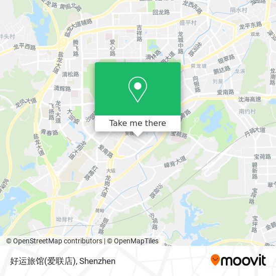 好运旅馆(爱联店) map