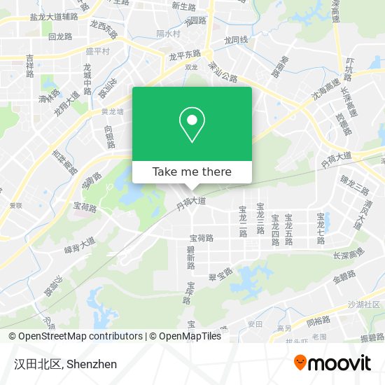 汉田北区 map