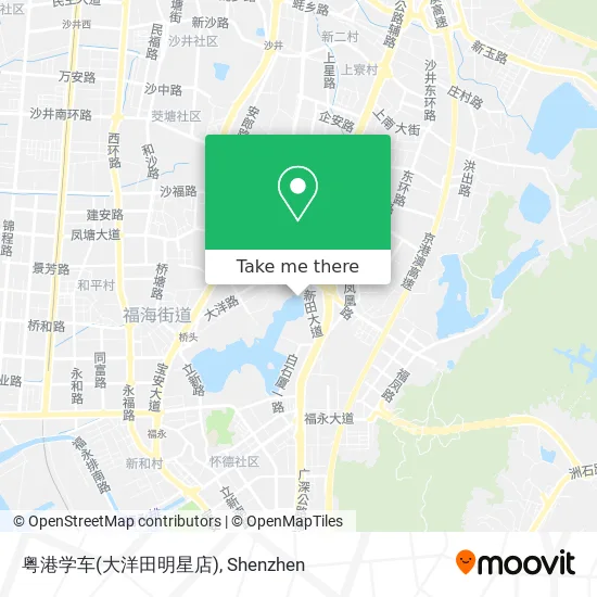 粤港学车(大洋田明星店) map