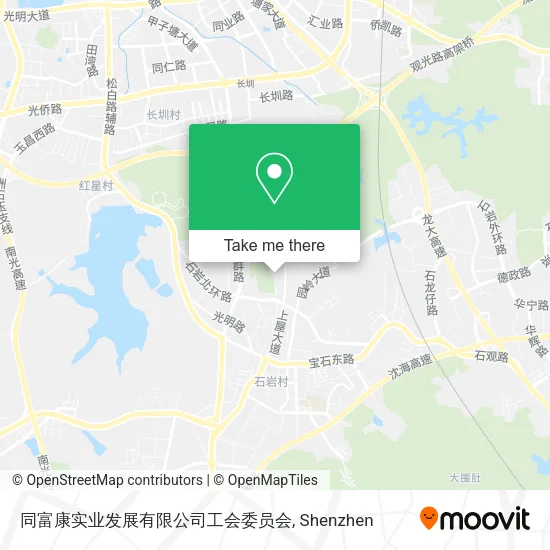 同富康实业发展有限公司工会委员会 map