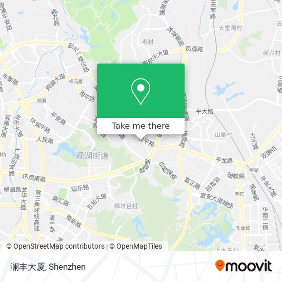 澜丰大厦 map