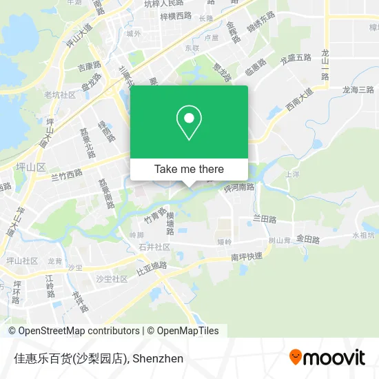 佳惠乐百货(沙梨园店) map