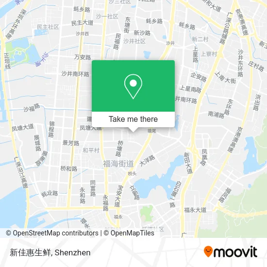 新佳惠生鲜 map