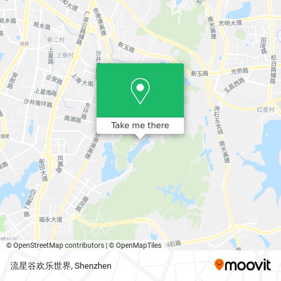 流星谷欢乐世界 map