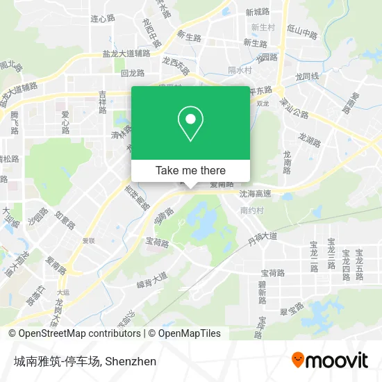 城南雅筑-停车场 map