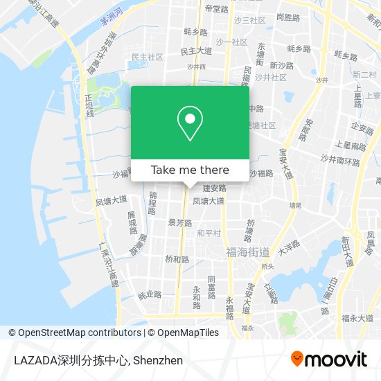 LAZADA深圳分拣中心 map