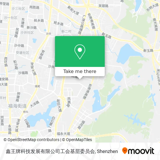 鑫王牌科技发展有限公司工会基层委员会 map