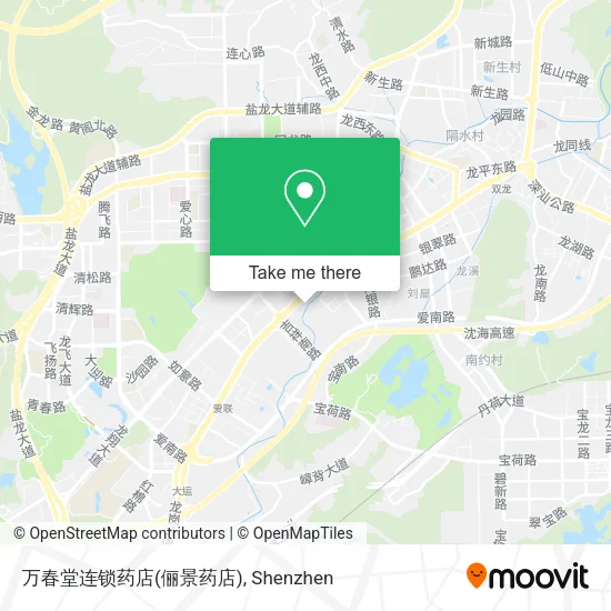 万春堂连锁药店(俪景药店) map