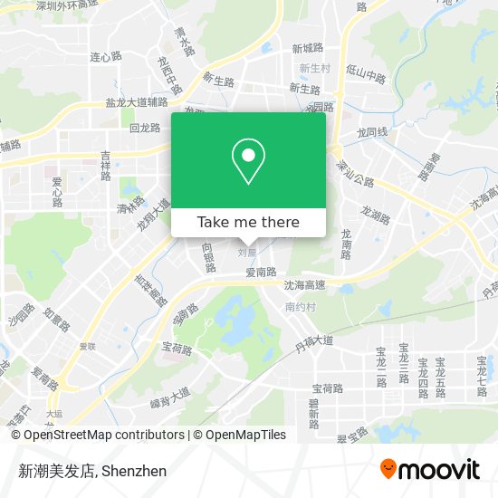 新潮美发店 map