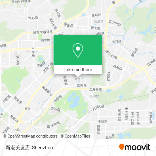 新潮美发店 map