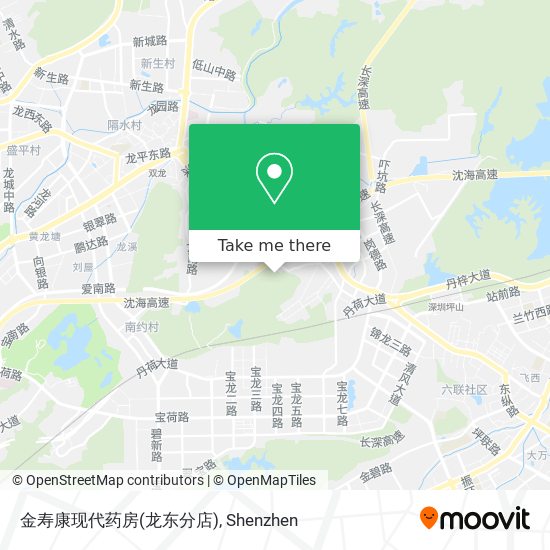 金寿康现代药房(龙东分店) map