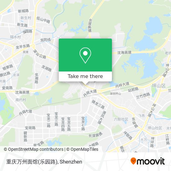 重庆万州面馆(乐园路) map