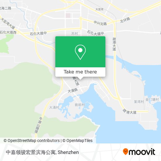 中嘉领骏宏景滨海公寓 map