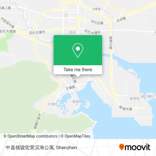 中嘉领骏宏景滨海公寓 map