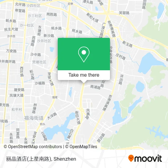 丽晶酒店(上星南路) map