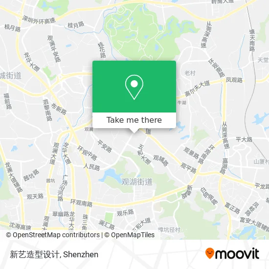 新艺造型设计 map