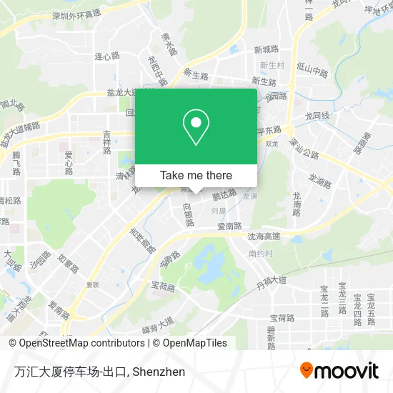 万汇大厦停车场-出口 map