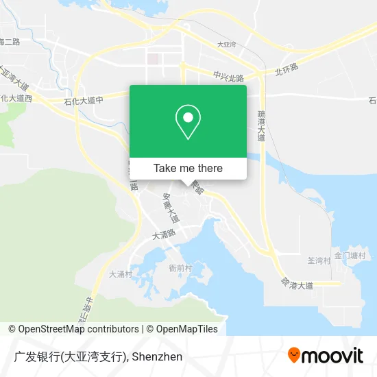 广发银行(大亚湾支行) map