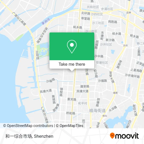 和一综合市场 map