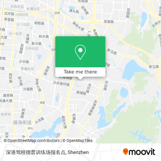 深港驾校德普训练场报名点 map