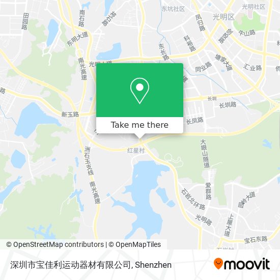 深圳市宝佳利运动器材有限公司 map