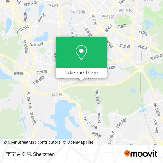 李宁专卖店 map