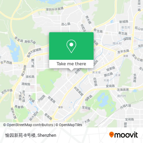 愉园新苑-8号楼 map