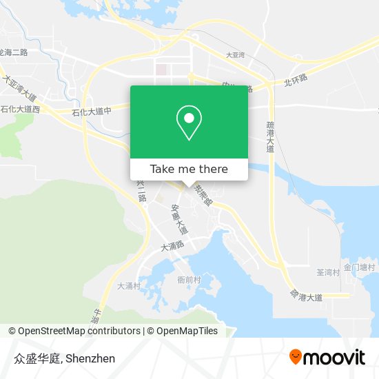 众盛华庭 map