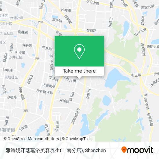 雅诗妮汗蒸瑶浴美容养生(上南分店) map