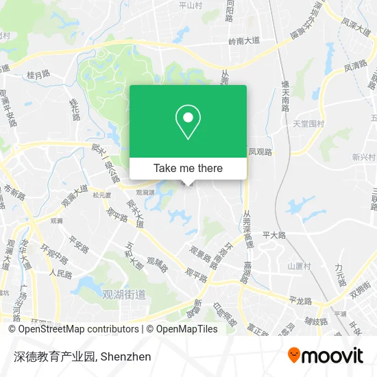 深德教育产业园 map